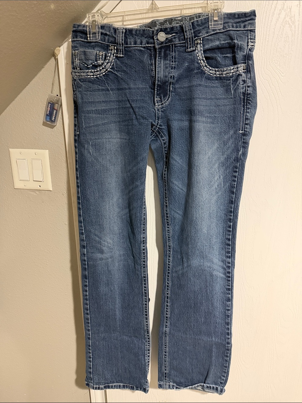 Petrol Blue Women's Denim Jeans - Classic Straight Leg